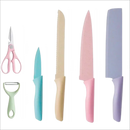 KIT FACAS COLORIDAS 6 PÇS