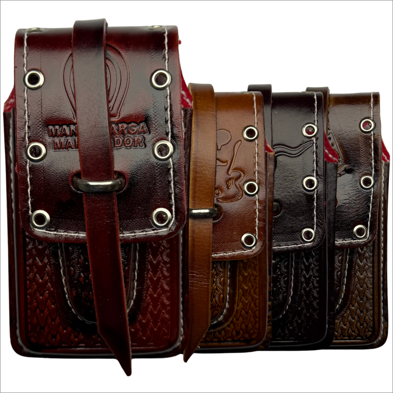 CAPA DE CELULAR CANGURU CANIVETE COM VIROLA E ILHÓS