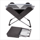 CHURRASQUEIRA DOBRÁVEL PORTÁTIL INOX ‑ GALV. PINTADA